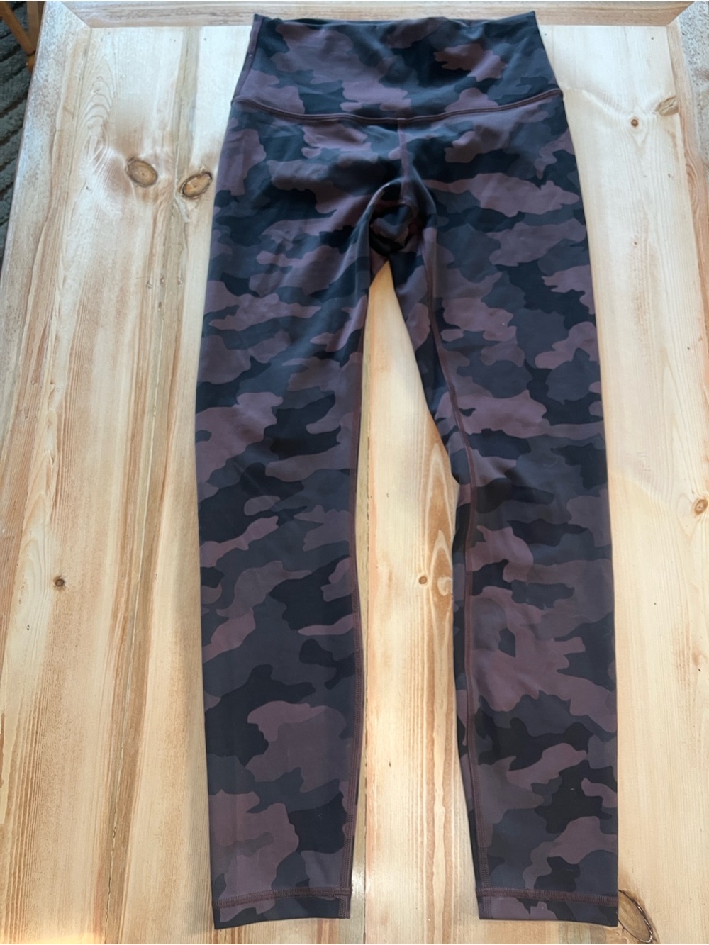 lululemon athletica Camo Leggings in Brown and Black